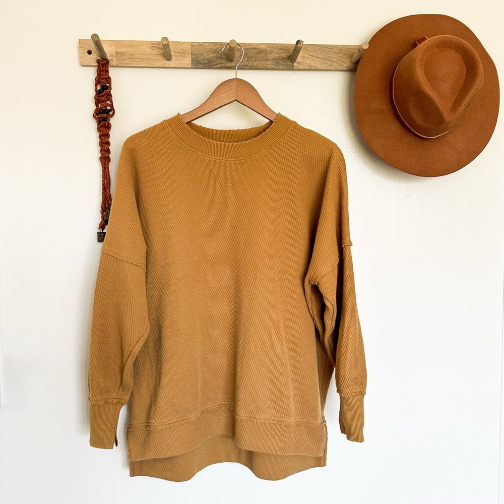 Aerie mustard sweater
